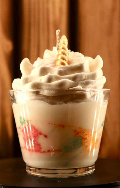 Kleine Einhorn Kerze