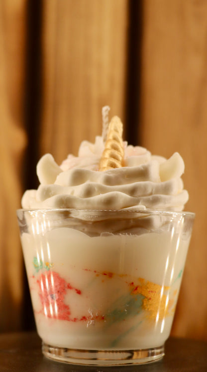 Kleine Einhorn Kerze