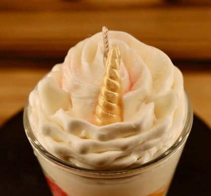 Kleine Einhorn Kerze